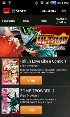 VIZ Manga android App screenshot 7